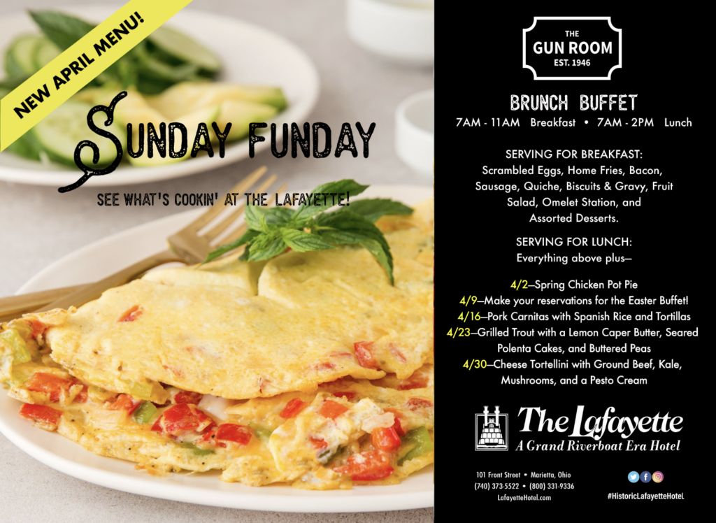 Sunday Funday Brunch at the Lafayette Hotel Washington County CVB