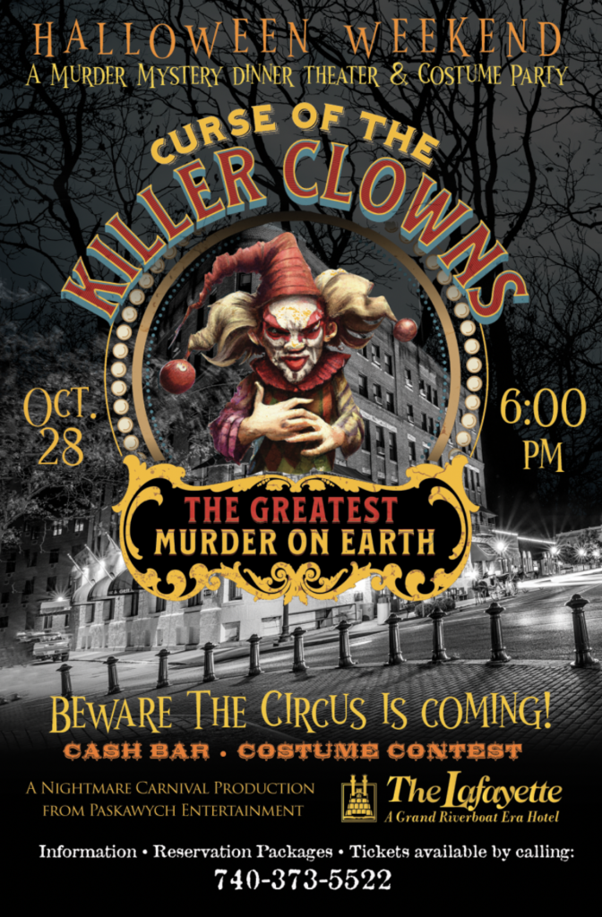 Murder Mystery Dinner Theater—the Curs Of The Killer Clowns The Greatest Murder On Earth 4738