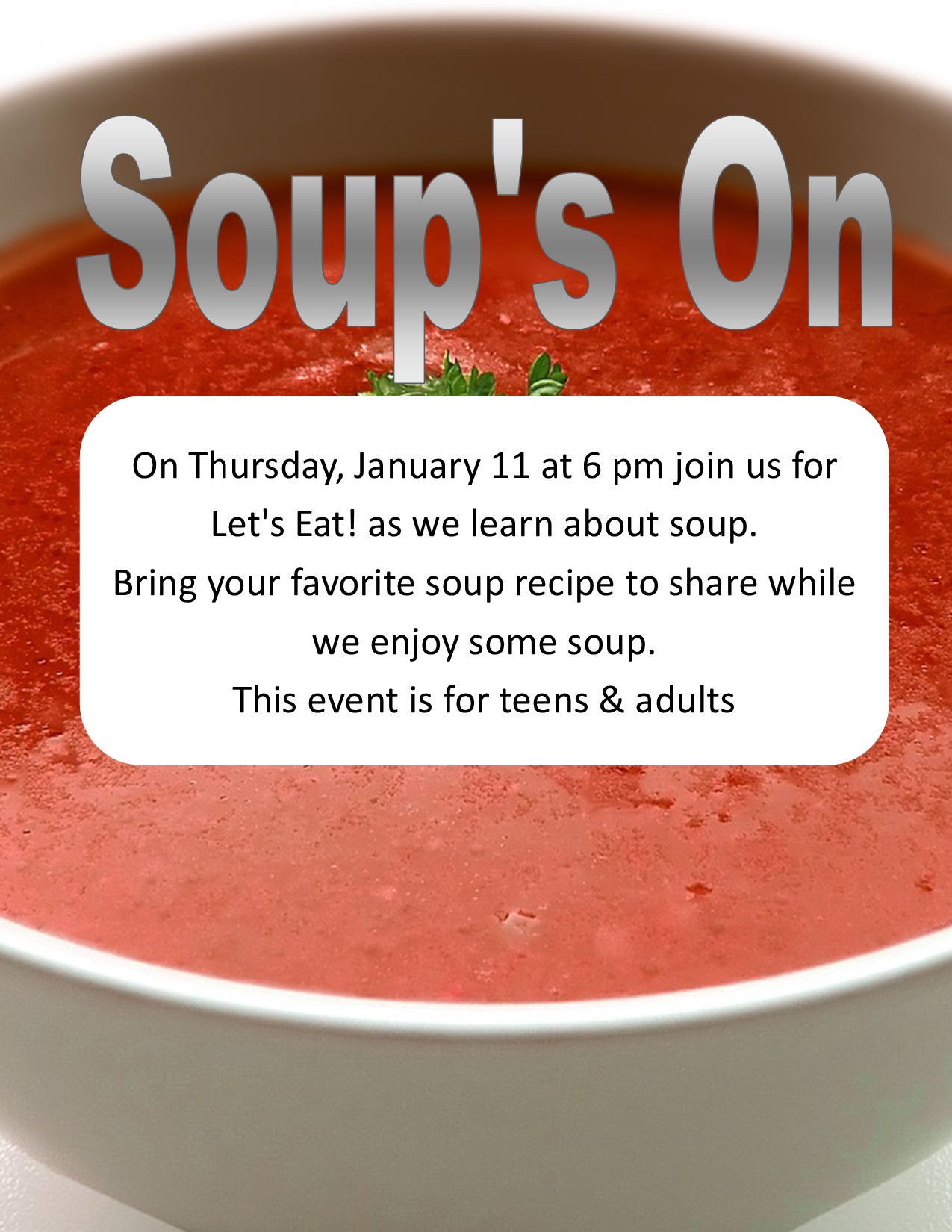 Let's Eat Soup Washington County CVB