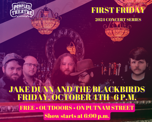 October First Friday Outdoor Concert: Jake Dunn and the Blackbirds