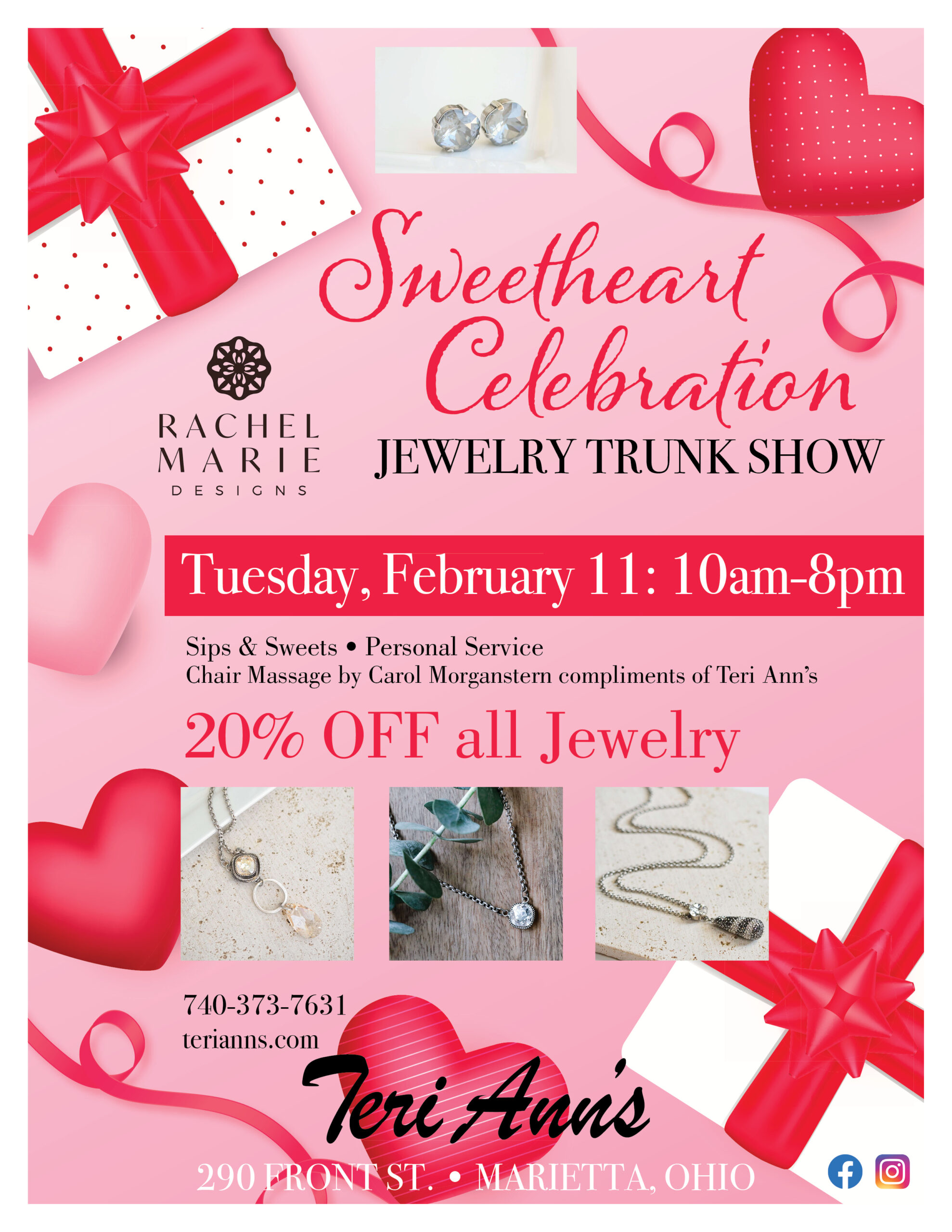 Sweetheart Celebration Jewelry Trunk Show