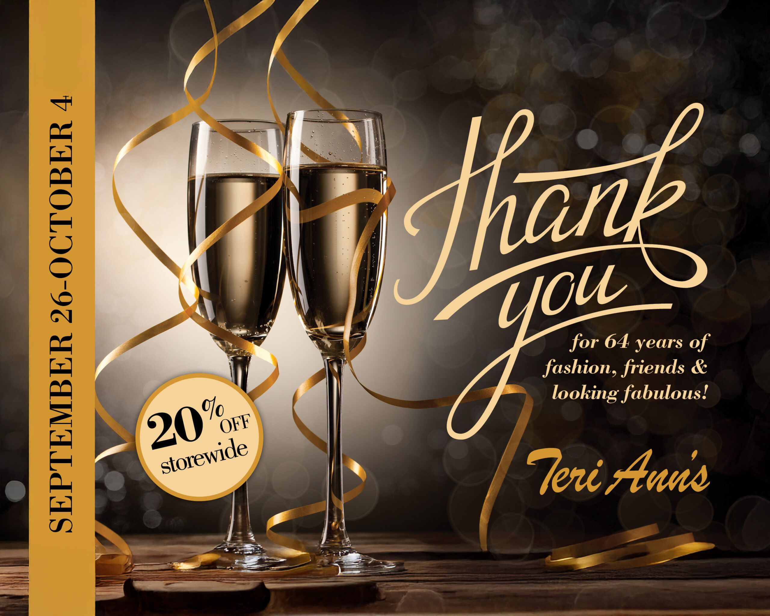 64th Anniversary Sale