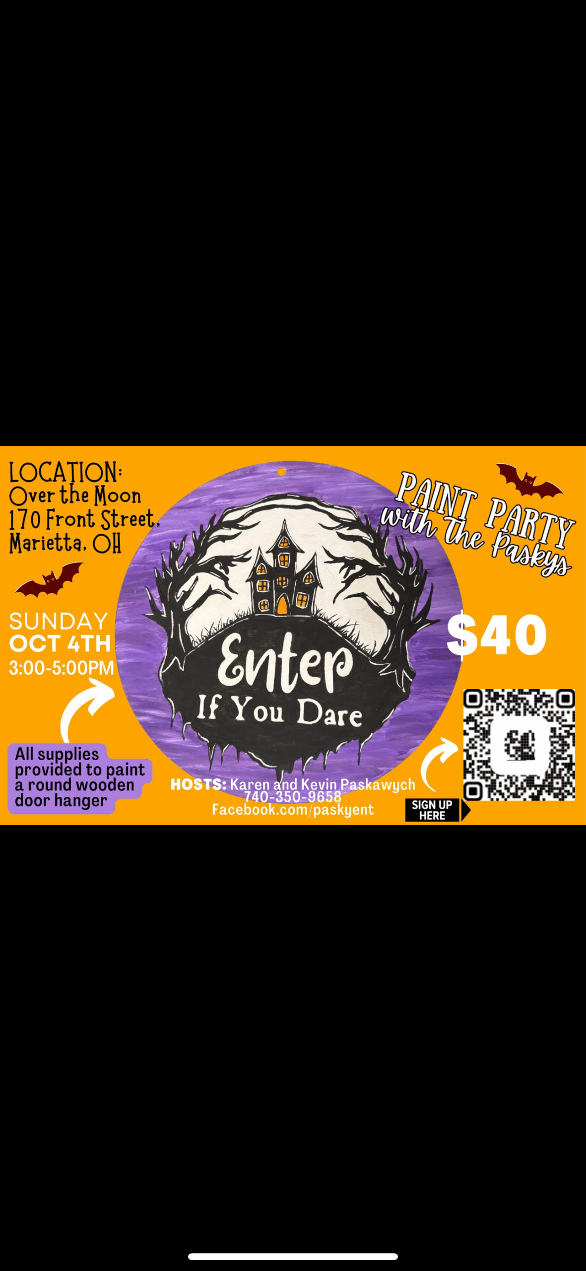 Halloween Paint Party with The Paskys