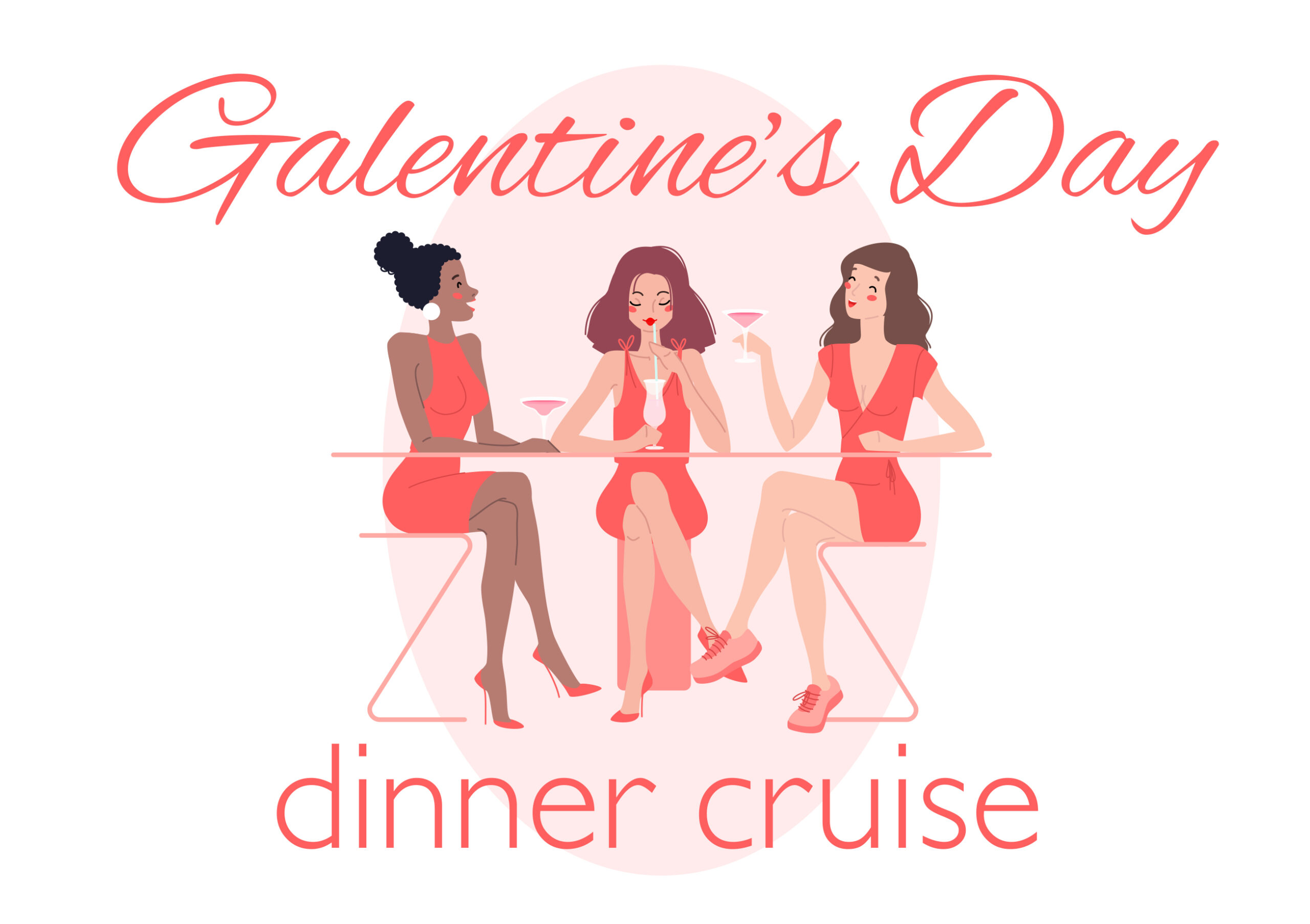 Galentine’s Day Dinner Cruise