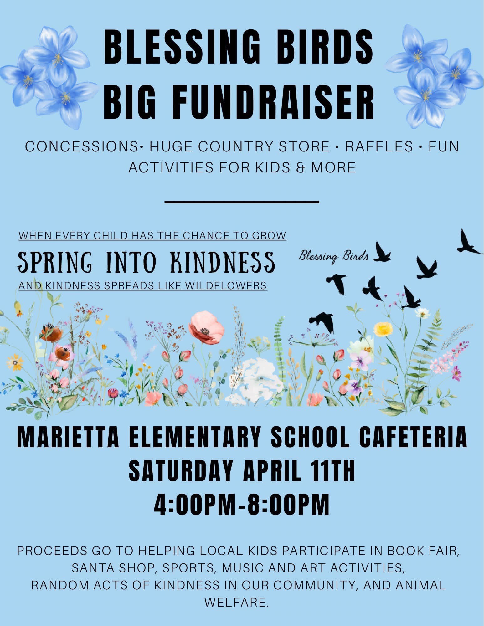 Blessing Birds Big Fundraiser