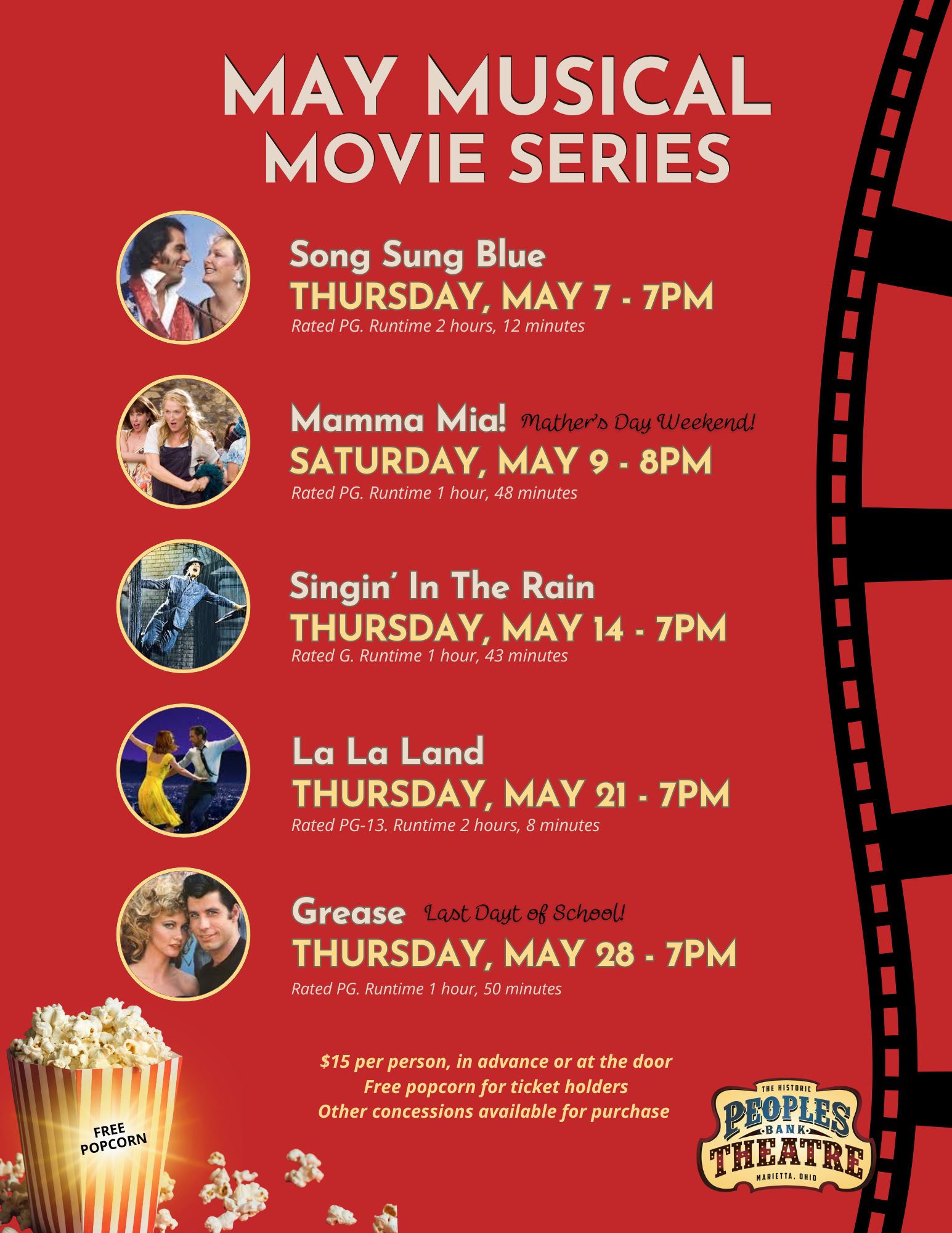 Grease - Musical Movie at Peoples Bank Theatre