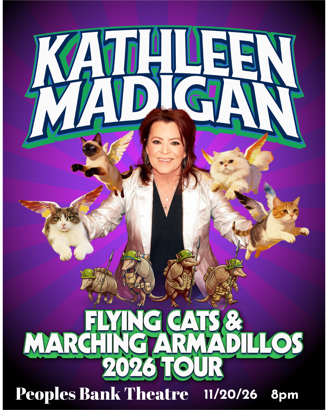 Kathleen Madigan Flying Cats and Marching Armadillos Tour