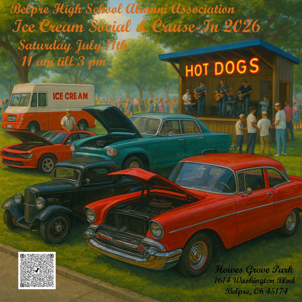 Belpre Ice Cream Social & Cruise-In 2026