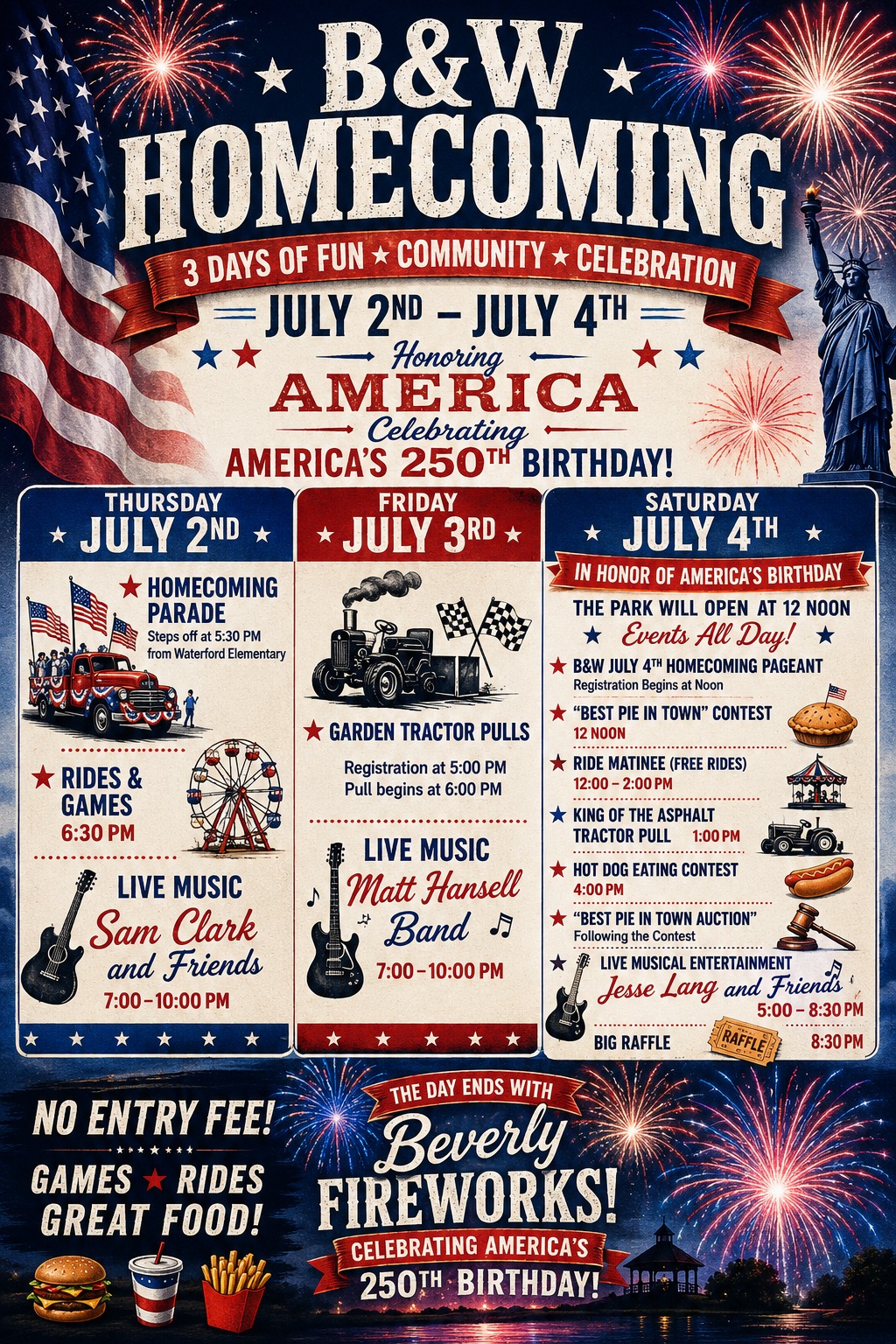 Beverly-Waterford Homecoming 250th Celebration