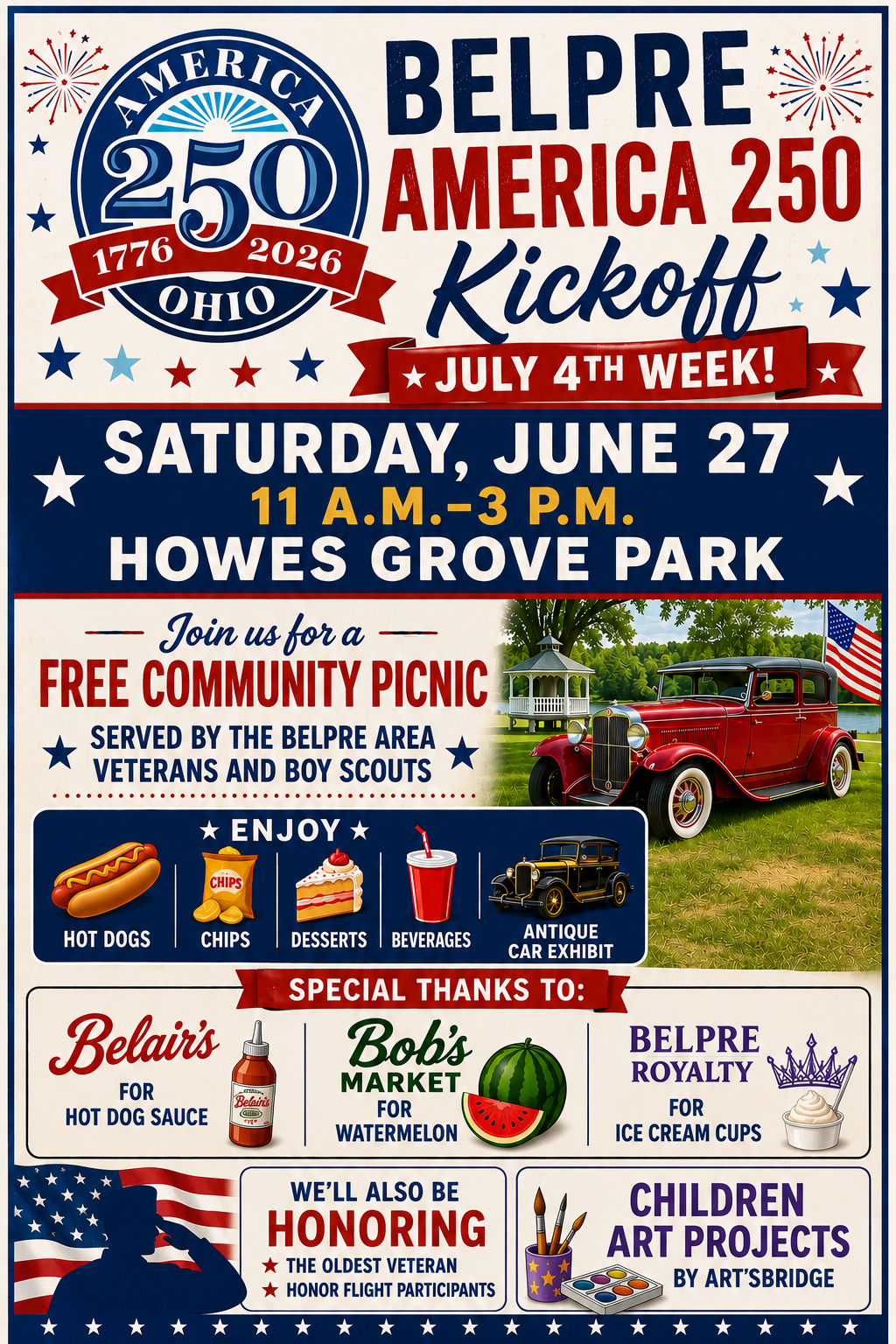 Belpre America 250 Kickoff