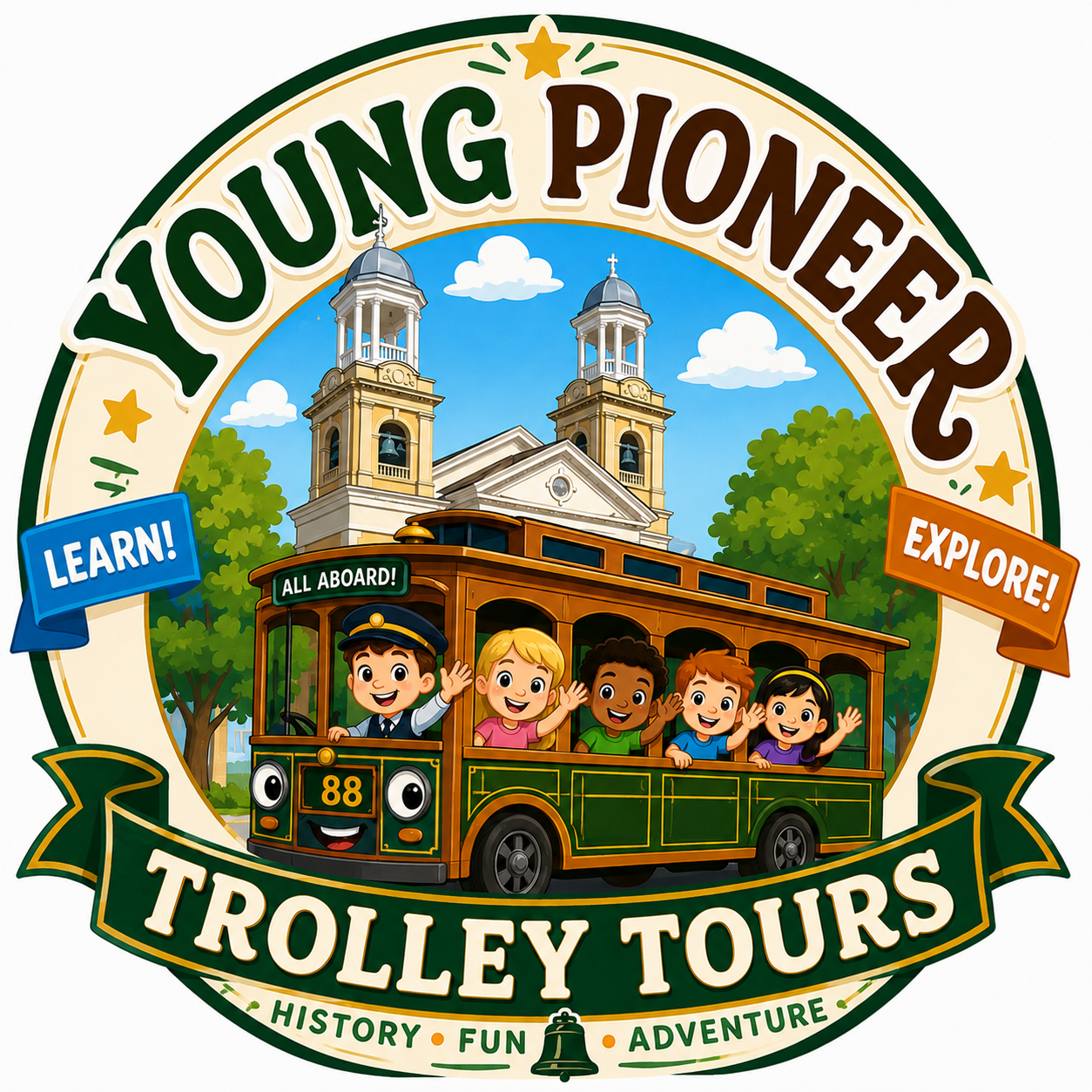 Young Pioneer Trolley Tour