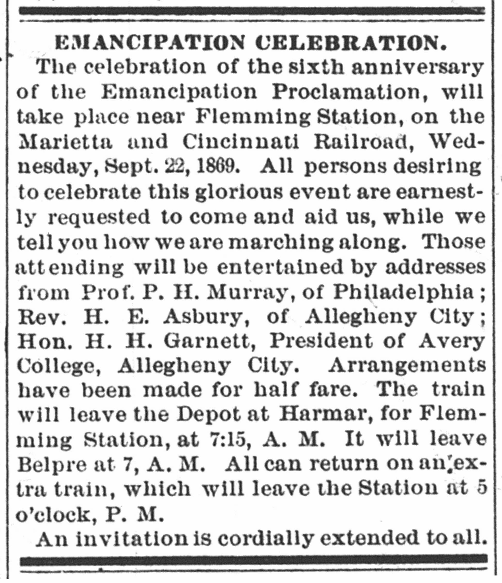 Food History: For the Celebration of Emancipation