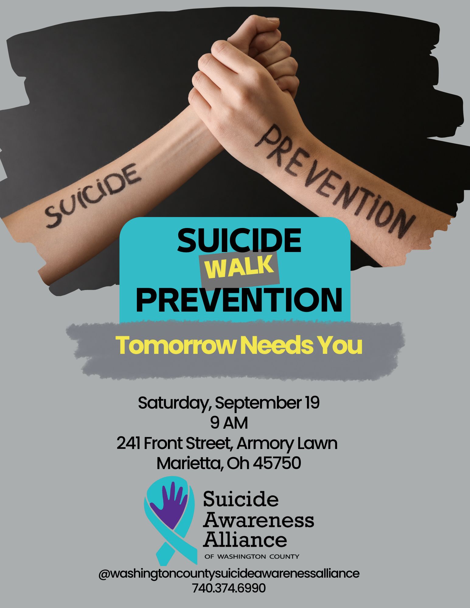 Suicide Prevention Walk - Tomorrow Needs You