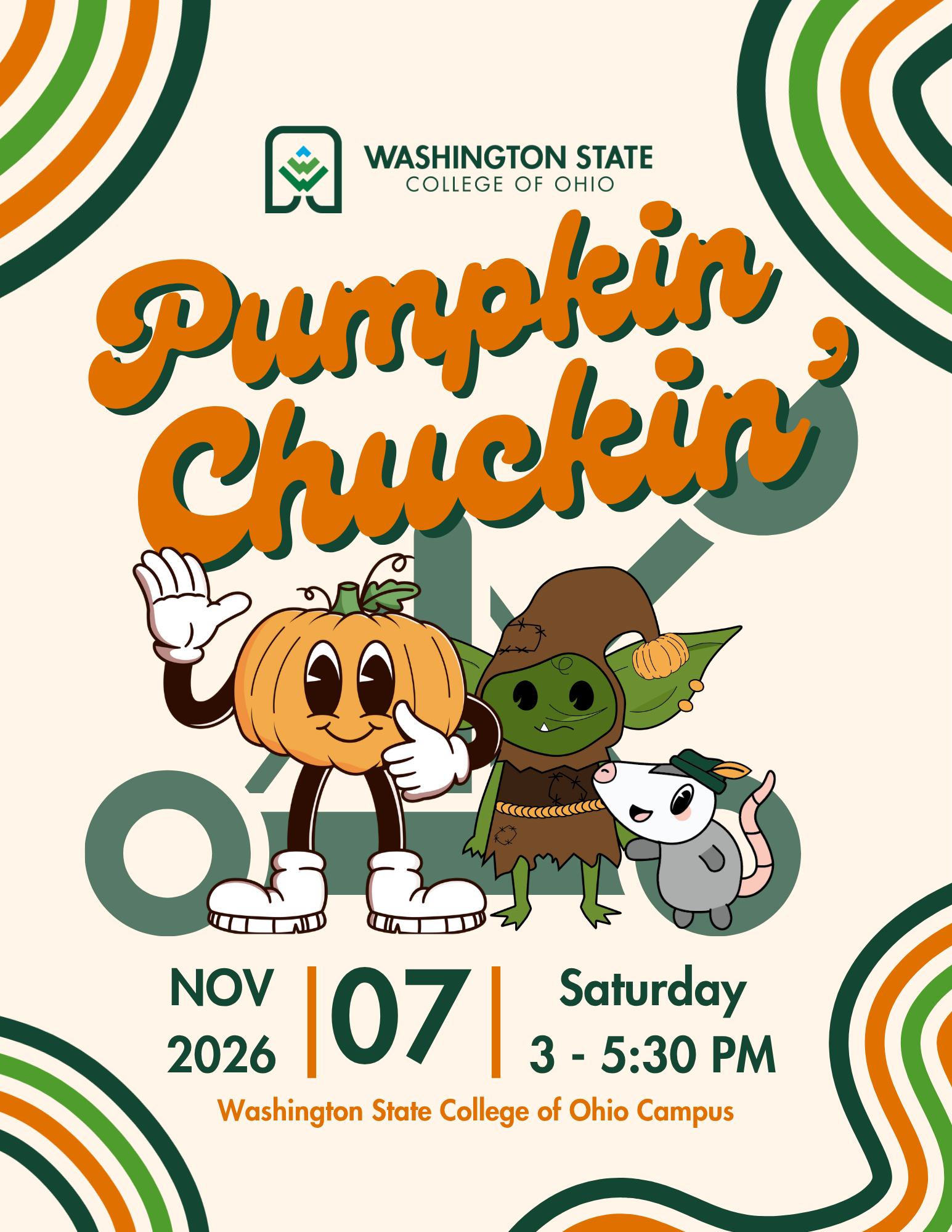 Washington State College of Ohio Pumpkin Chuckin'